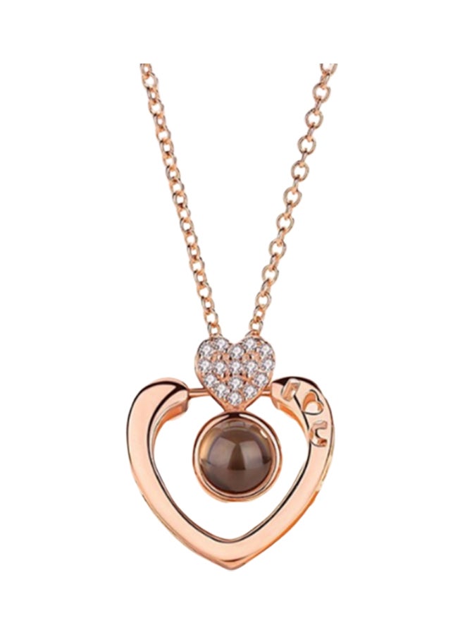 OPI - 925 Sterling Silver 100 Languages I Love You Necklace - Image 1
