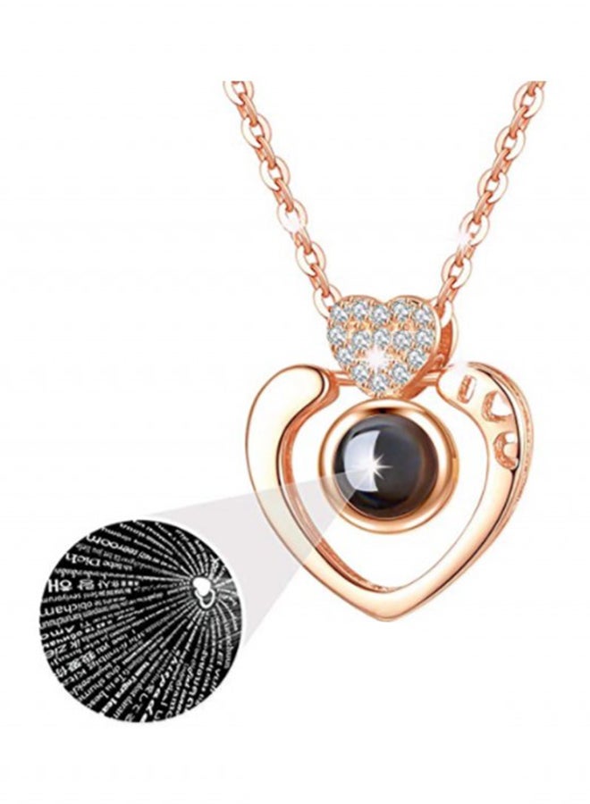 OPI - 925 Sterling Silver 100 Languages I Love You Necklace - Image 1
