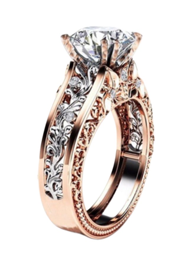 أو بي آي خاتم زواج مطلي بالذهب عيار 14 قيراطاً 11 سنتيمتراً - Image 2