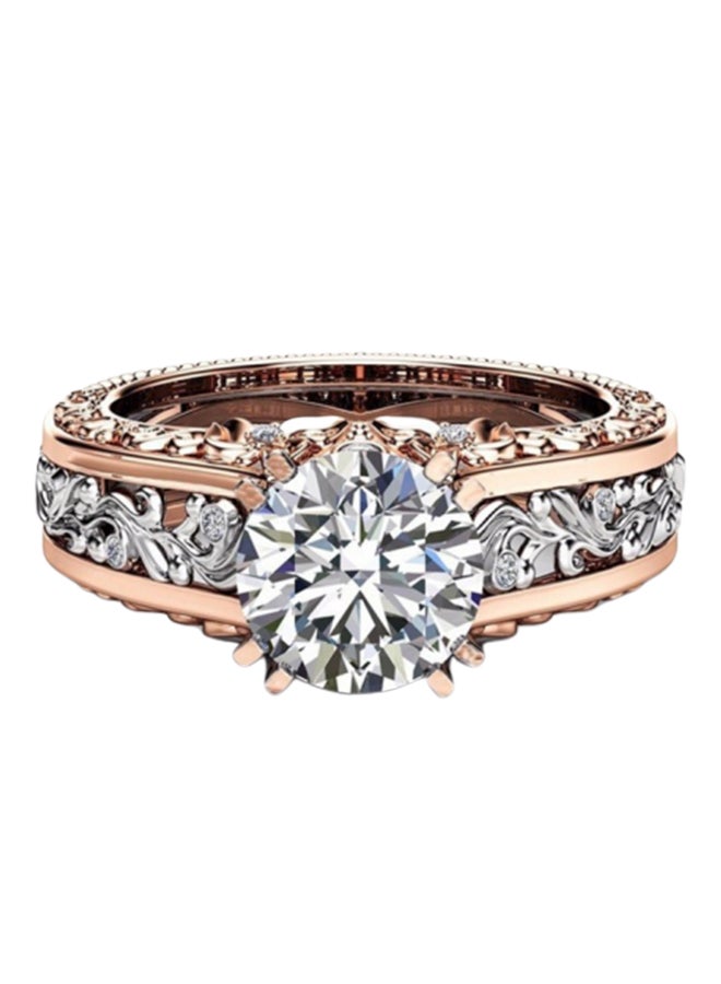 أو بي آي خاتم زواج مطلي بالذهب عيار 14 قيراطاً 11 سنتيمتراً - Image 1