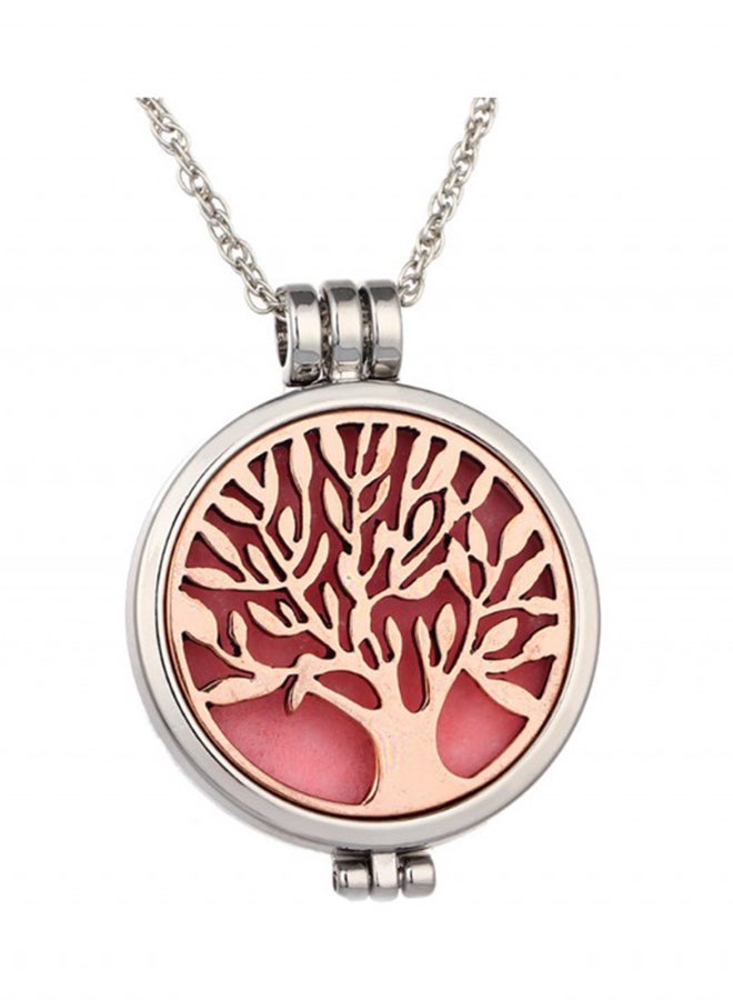 OPI Stainless Steel Aromatherapy Essential Oil Diffuser Necklace