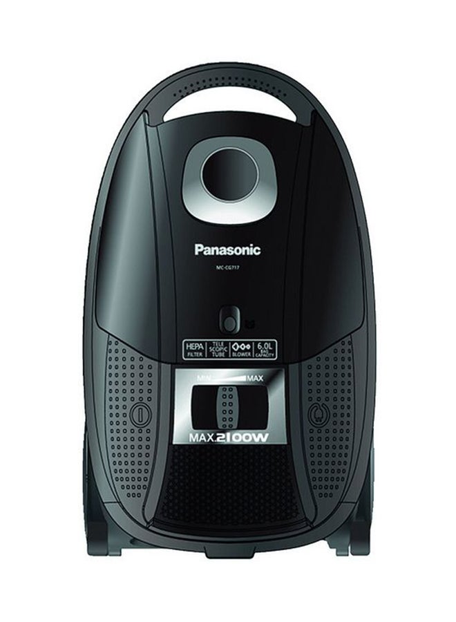 باناسونيك مكنسة كهربائية بتصميم حاوية 4 L 2100 W MC-CG715 أسود - Image 1