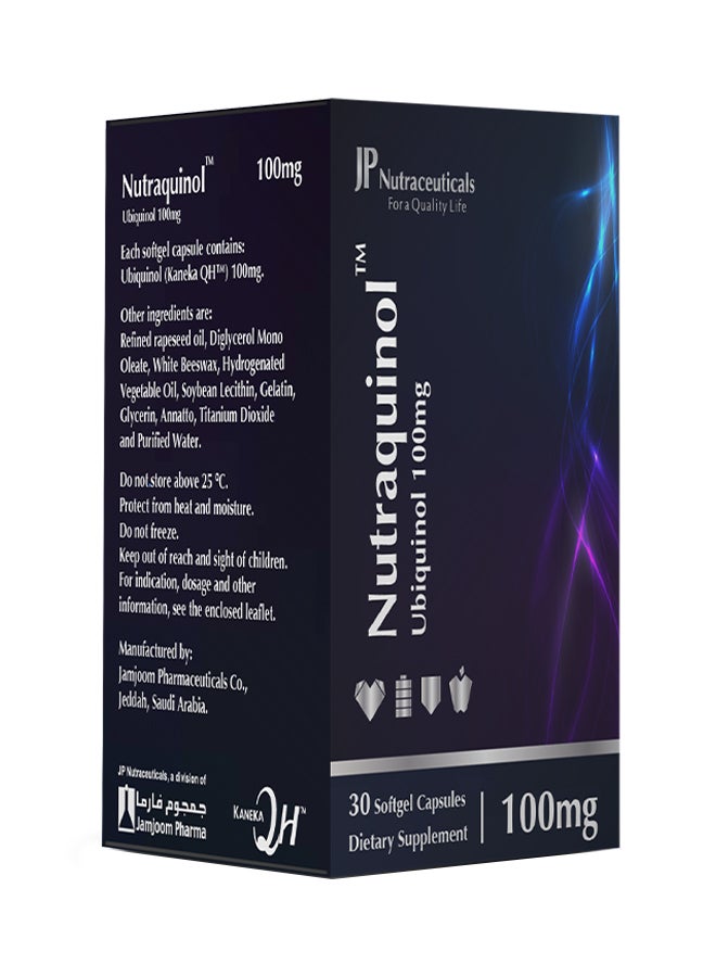 JP Nutraceuticals Nutraqinol Softgel Capsules 