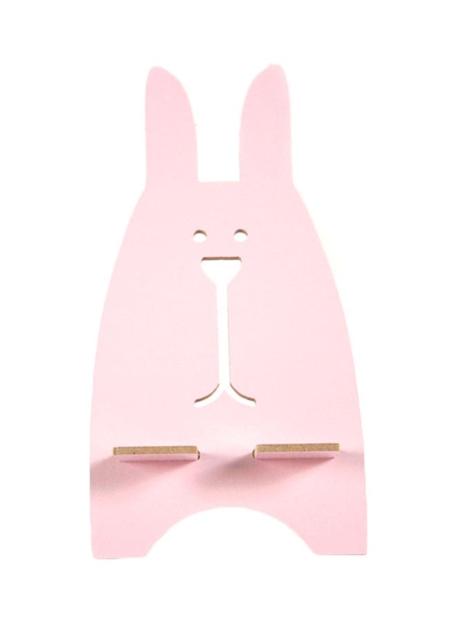 Cool Baby Rabbit Shaped Mobile Phone Stand Pink - Image 1