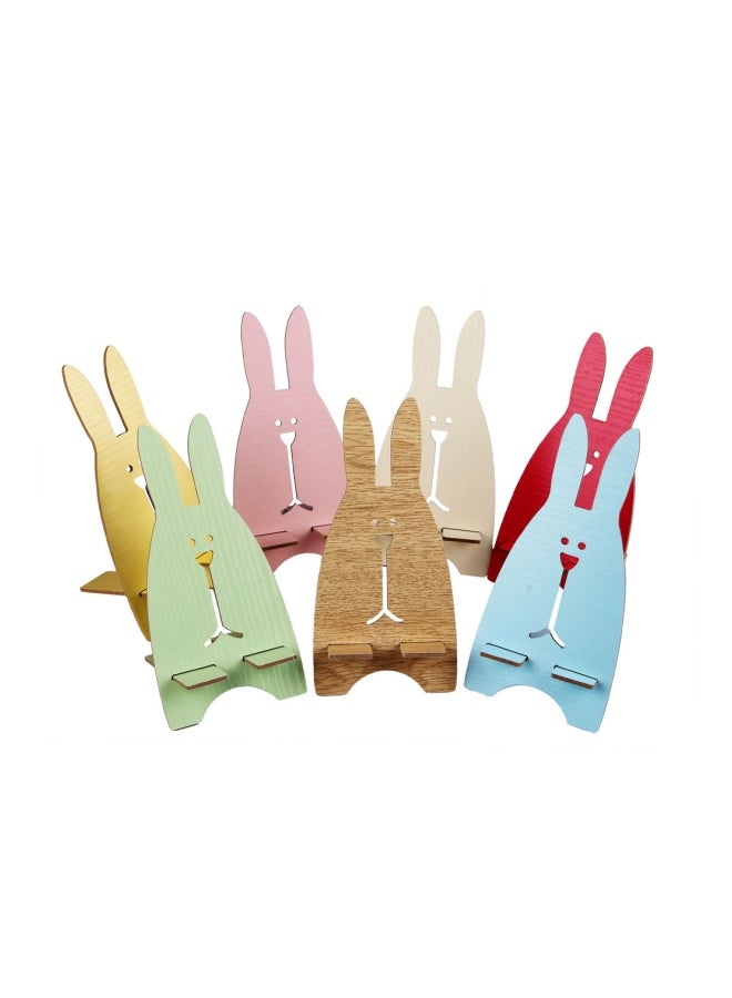 Cool Baby Rabbit Shaped Mobile Phone Stand Pink - Image 2