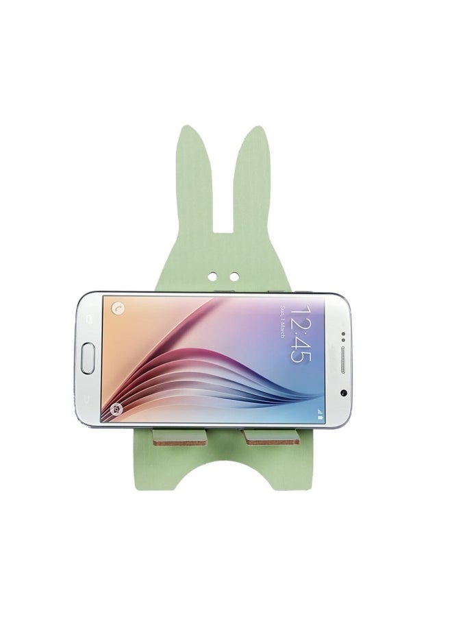 كول بيبي حامل للهواتف المحمولة على شكل أرنب أخضر - Image 2