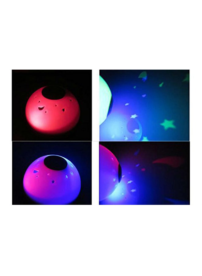 Sike LED Moon Star Time Projector Alarm Clock White 4x4x2.8cm - Image 5