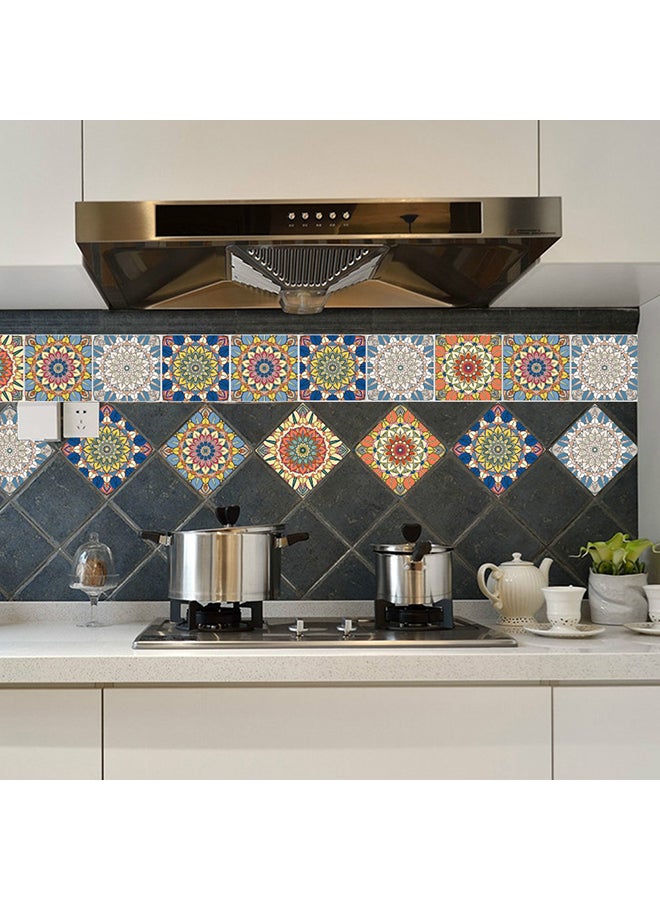 Sike Waterproof Arab Style Tile Sticker Multicolour 20x20x0.5cm - Image 4
