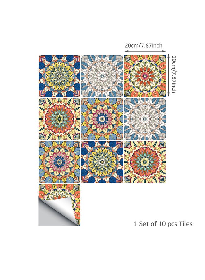 Sike Waterproof Arab Style Tile Sticker Multicolour 20x20x0.5cm - Image 2