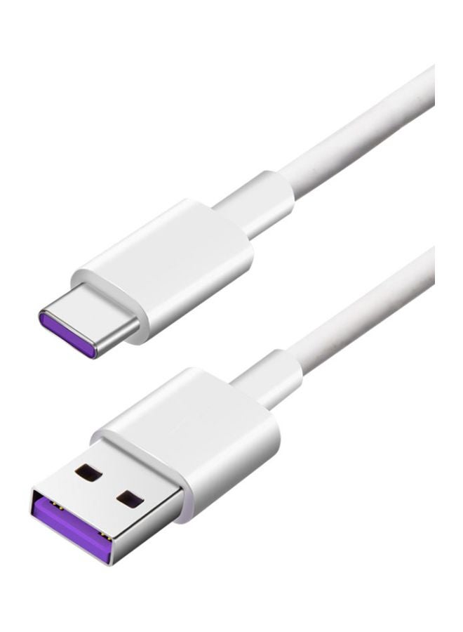 Type-C Fast Charging Cable White/Silver/Purple