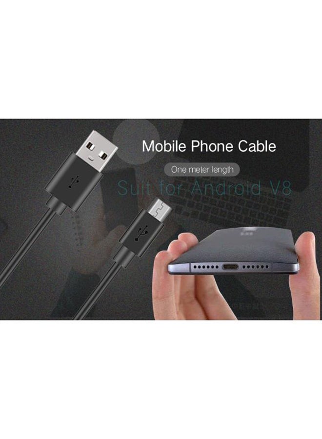 Micro USB Charging Cable Black - Image 2
