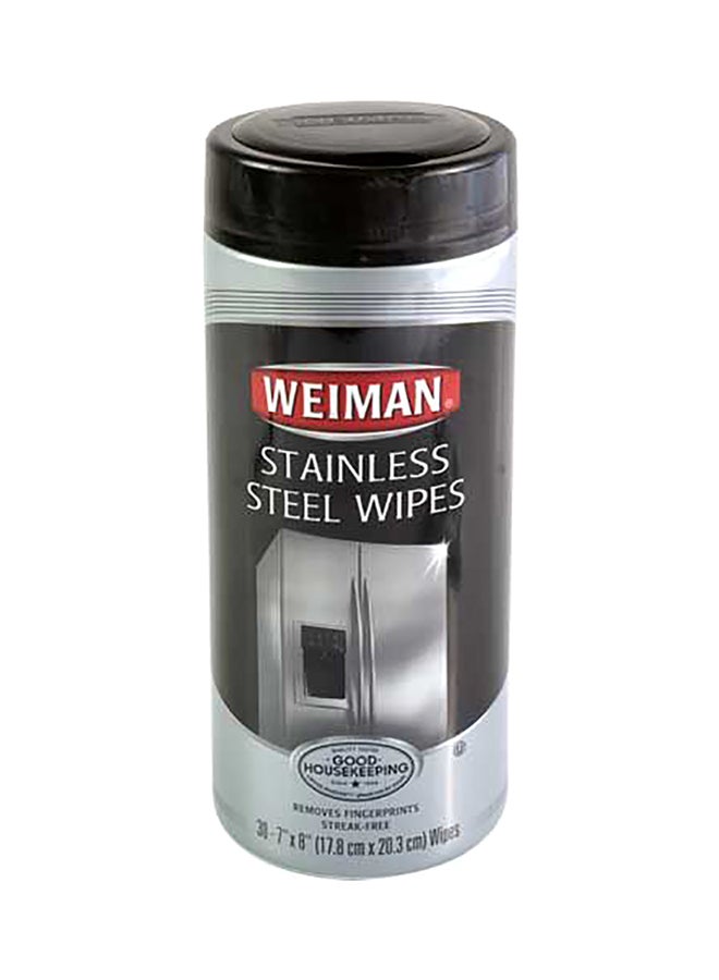 Weiman Stainless Steel Wipes 17.8x20.3centimeter 