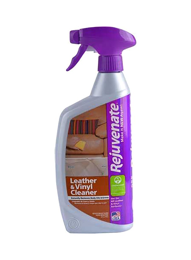 منظف للجلد والفينيل بنفسجي/أبيض