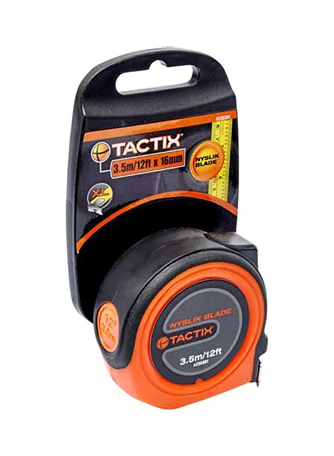 Tactix Measuring Tape Black/Orange 