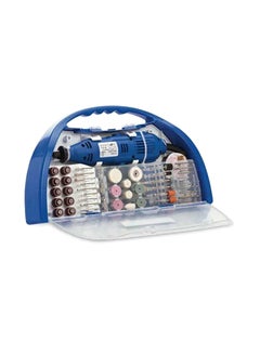 EVERISE 119-Piece Rotary Tool 220V With Accessories Blue 