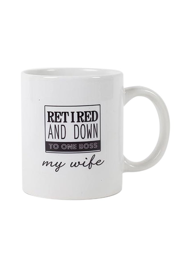 Ferns N Petals Boss Wife Printed Mug White 325ml