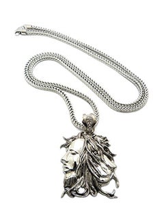 Bitter Sweet Store Brass Bob Marley Pendant Necklace 