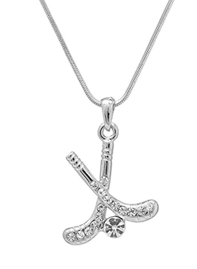 سبيننج دايزي قلادة بدلاية من النحاس على شكل عصا هوكي وكرة