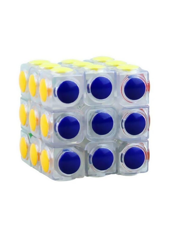 GObuy 3x3x3 Transparent Circular Point Rubik's Cube m285 - Image 5
