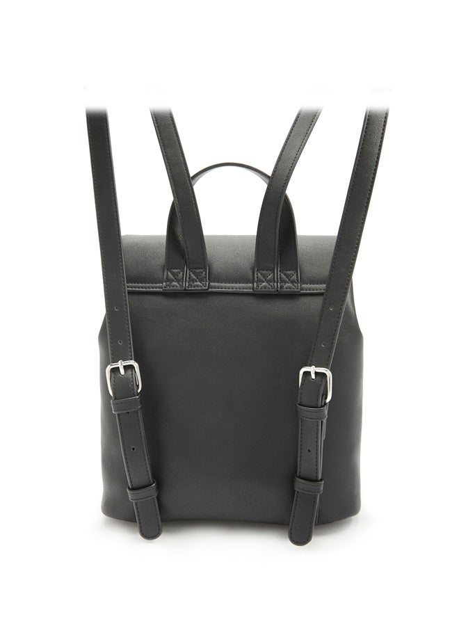 Polyurethane Backpack Black