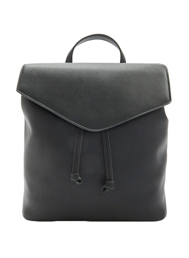 Polyurethane Backpack Black