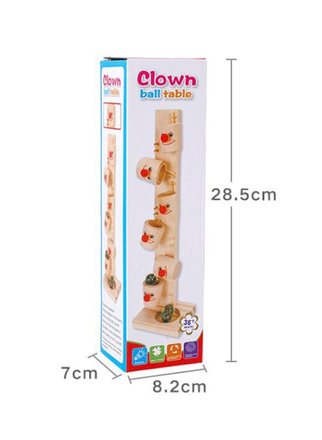 Clown Ball And Marbles Table Puzzle