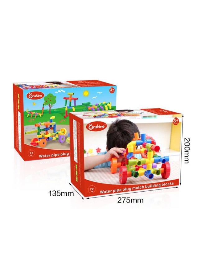 جو باي طقم مكعبات على شكل اسطوانات مكون من 72 قطعة 72 - Image 4