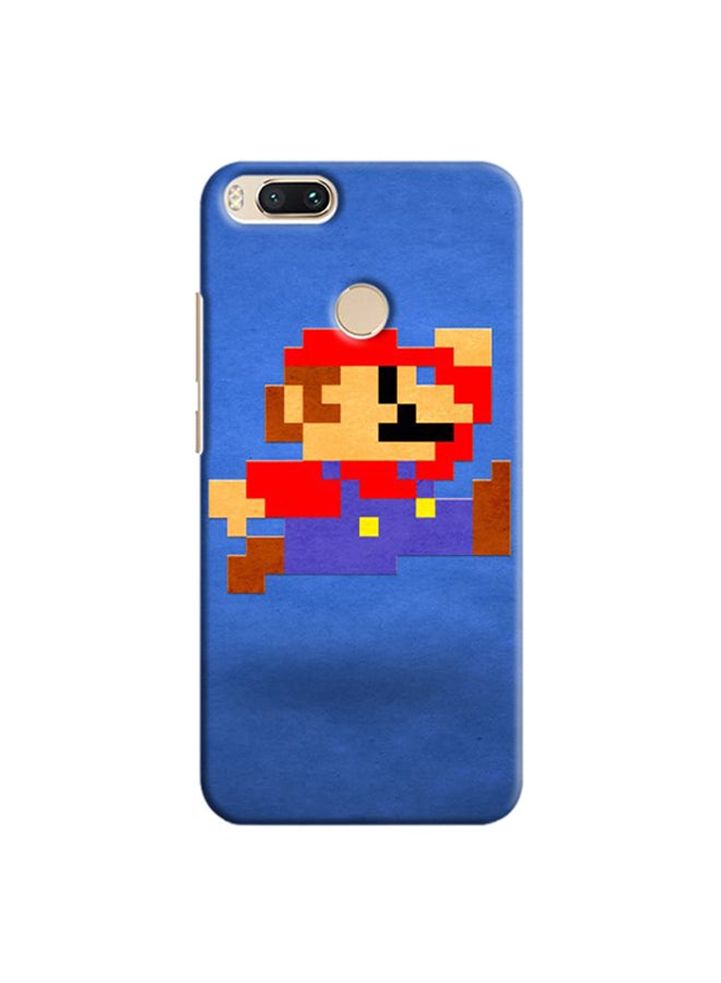 Protective Case Cover For Xiaomi Mi A1 Mario Pixelated Blue