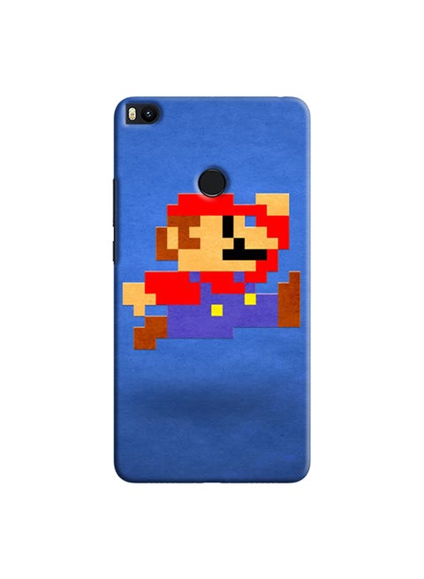 Protective Case Cover For Xiaomi Mi Max 2 Mario Pixelated Blue
