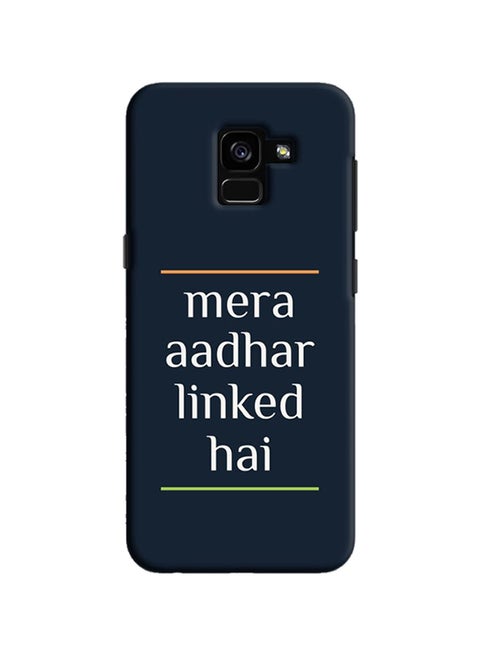 Protective Case Cover For Samsung Galaxy A8 Plus Mera Aadhar Linked Hai