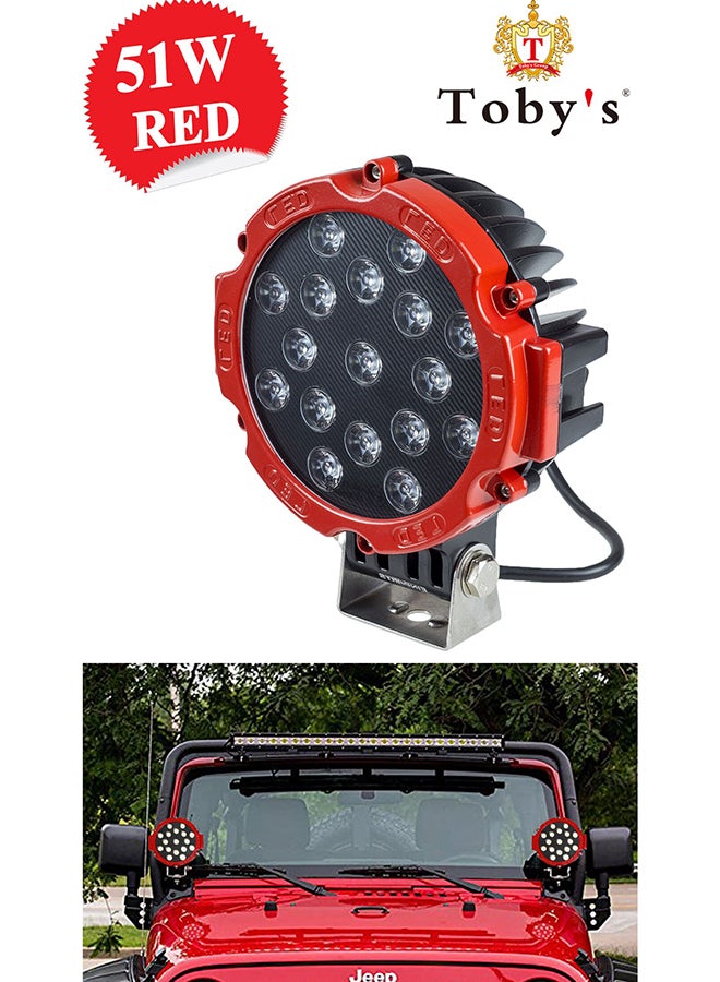 Toby's LED Spot Work Light For Jeep Wrangler  - Image 2