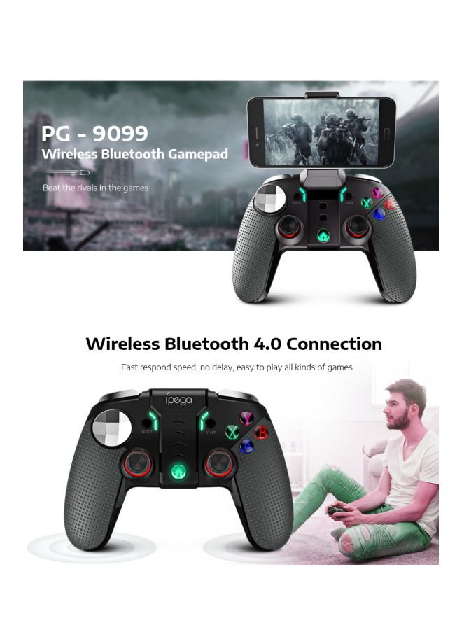 Ipega - PG - 9099 Wireless Gamepad Controller With Telescopic Holder - Image 1