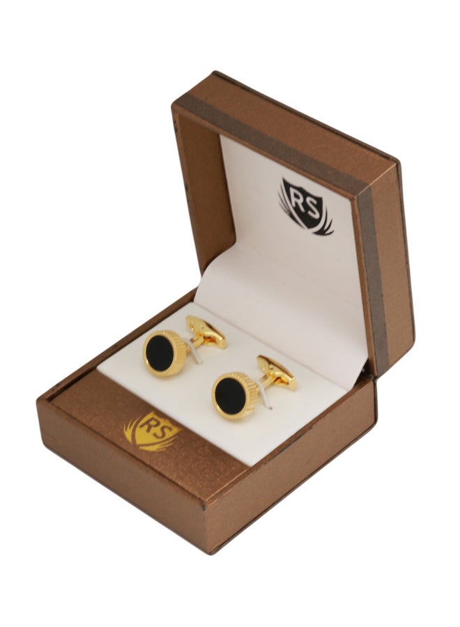 Stainless Steel Round Shaped Cufflinks