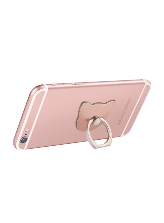 360 Degree Finger Ring Phone Stand Holder Rose Gold - Image 2