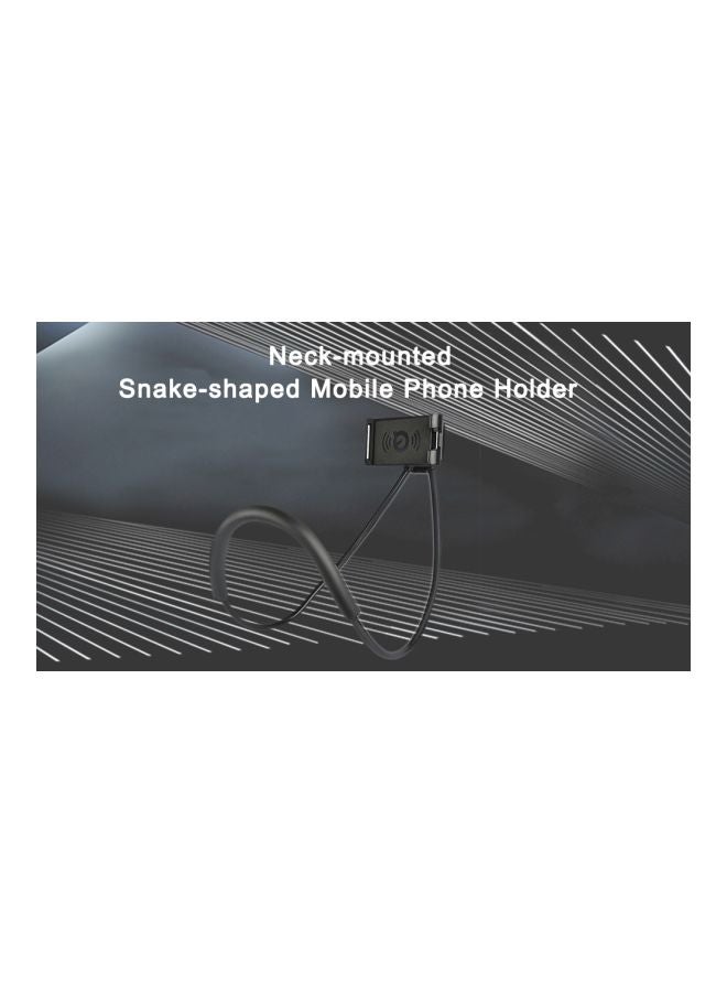 Selfie Bracket Neck Mount For Iphones & Samsung Mobiles Black - Image 2