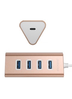 dodocool 4-Port USB Hub Rose Gold/White  - Image 4