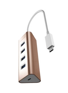 dodocool 4-Port USB Hub Rose Gold/White  - Image 3