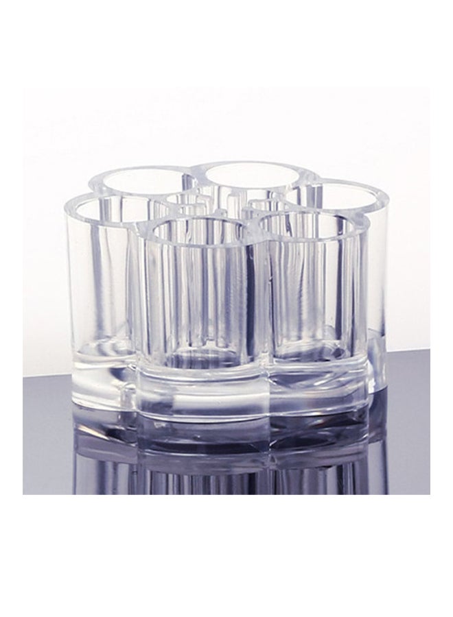 PREUP Acrylic Jewelry And Lipstick Stand Transparent 9x9x6.3centimeter - Image 3