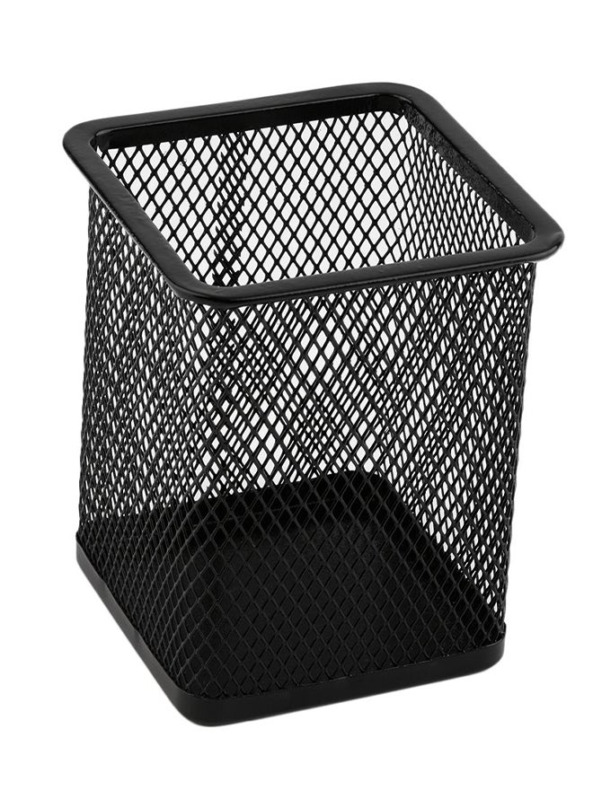 Square Shaped Pen Organizer Black 8 x 8 x 10cm  - Image 1