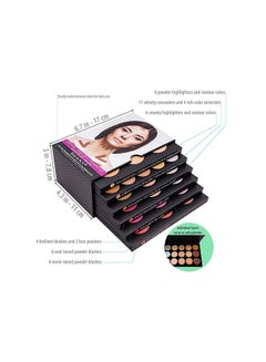 6 Shades Professional Creamy Make-Up Palette Multicolour - v1556794646/N24423473A_3