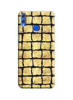 Protective Case Cover For Honor 8X Yellow Rock Black Break