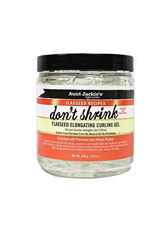 Aunt Jackie's Don't Shrink Flaxseed Elongating Curling Gel  - Image 1
