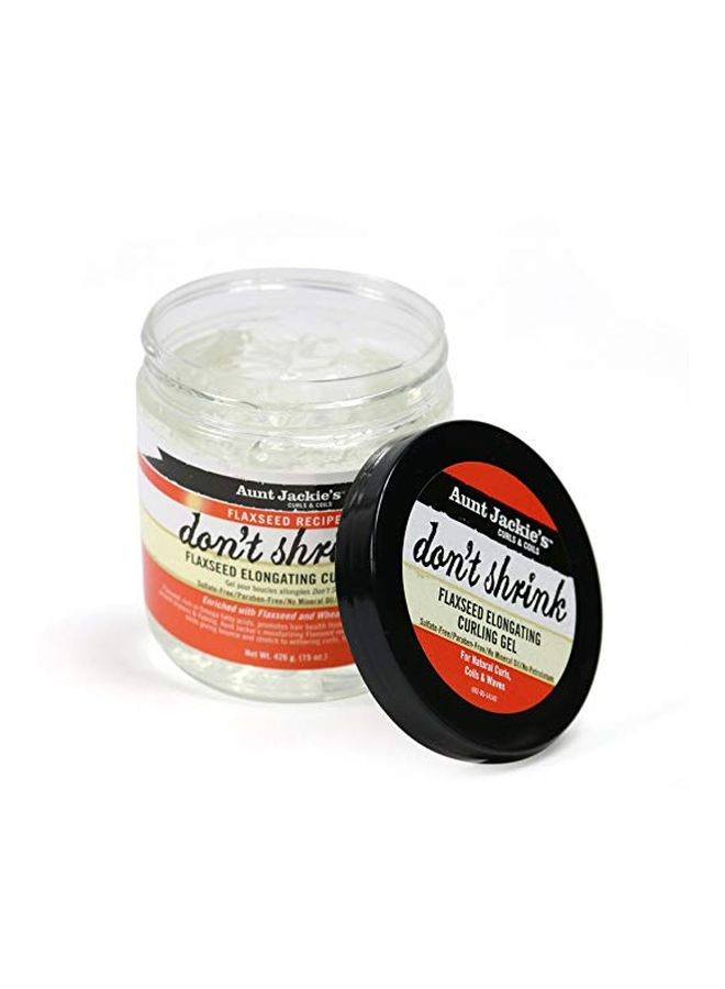 Aunt Jackie's Don't Shrink Flaxseed Elongating Curling Gel  - Image 2