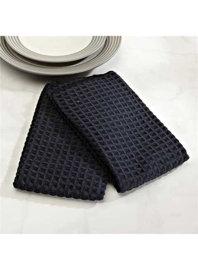 2-Piece Kitchen Towel Black 40x48cm - v1556800429/N19558263A_1