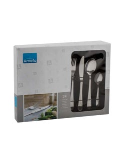 Amefa 24-Piece Cutlery Set Silver 35x27x5cm 