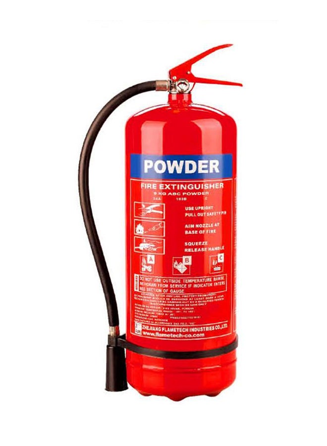 Mosac Commercial Portable Dry Chemical Powder Fire Extinguisher Red 9kg 