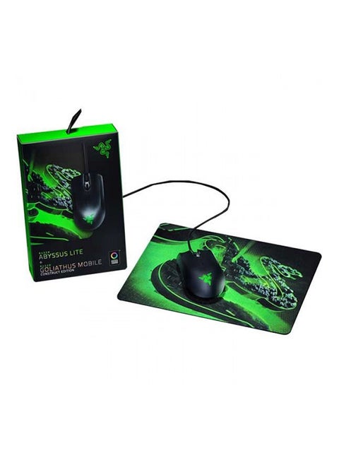 Abyssus Lite &  Goliathus Mobile Construct Edition - Mouse and Mouse Mat Bundle - RZ83-02730100-B3M1 Black