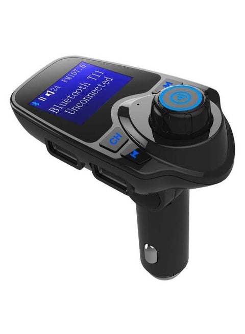 Bluetooth Wireless FM Radio Transmitter Player ZN878700 Black