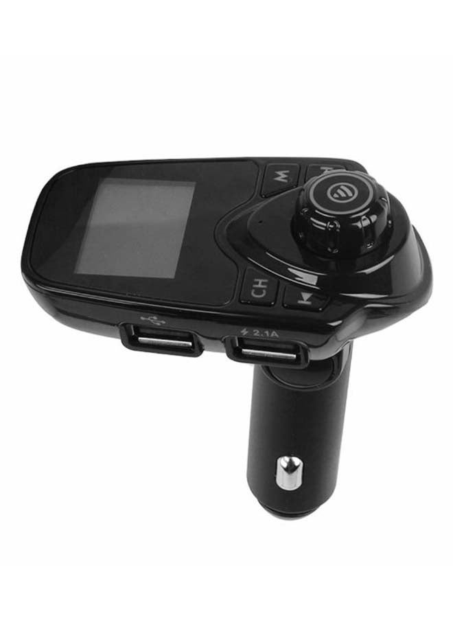 Generic - Bluetooth Wireless FM Radio Transmitter Player ZN878700 Black - Image 1