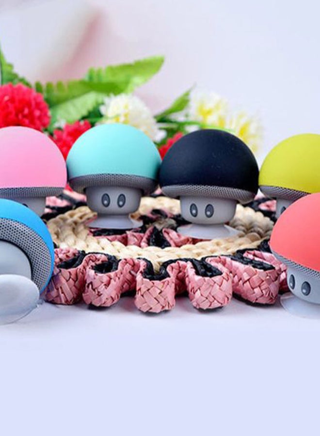 Mushroom Portable Bluetooth Wireless Speaker Yellow/Grey - Image 4